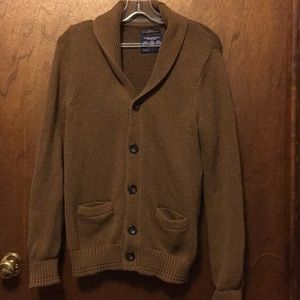 Brown cardigan